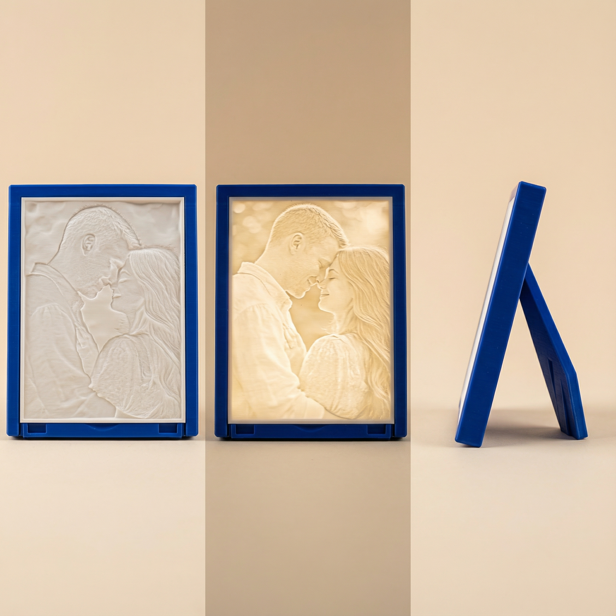 Custom 3D Relief Lamp from Your Photo Handmade